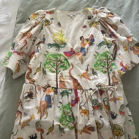 RHODE Vintage 70’s Animal side tie top MED - Picture 7 of 8